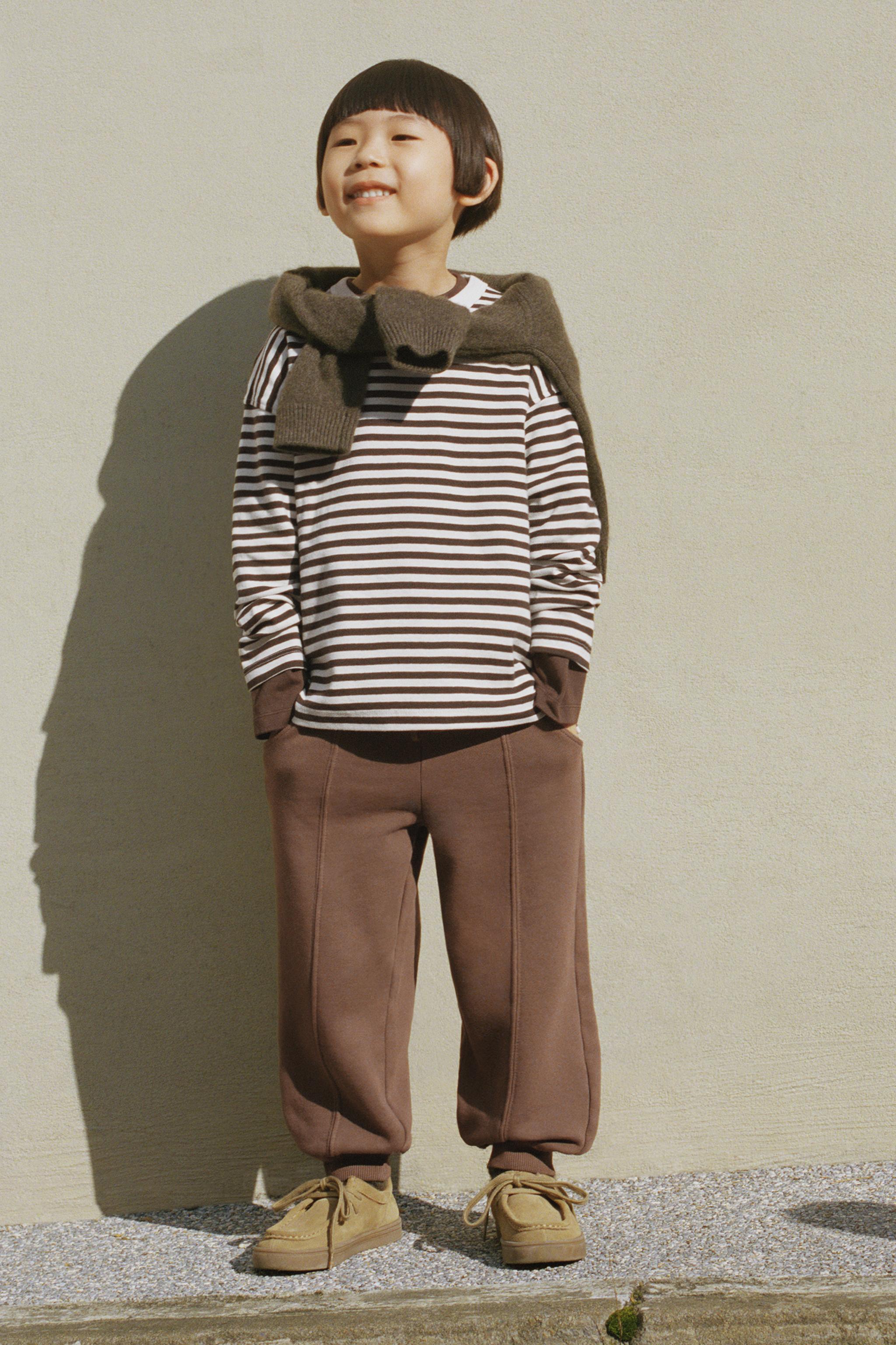 GARMENT DYED SEAM DETAIL JOGGING PANTS